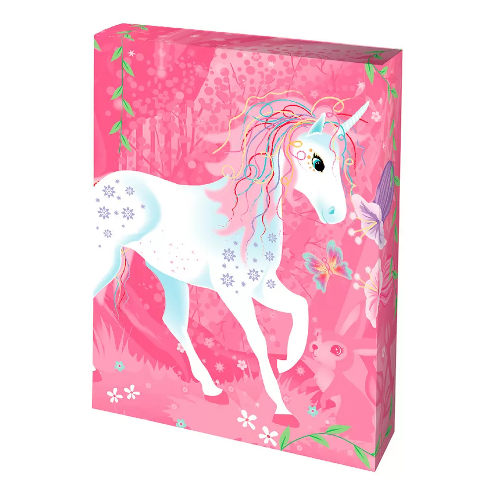 BOX CANDIY Scratch Art Lantern - Totally Twilight Unicorns - 1 stk
