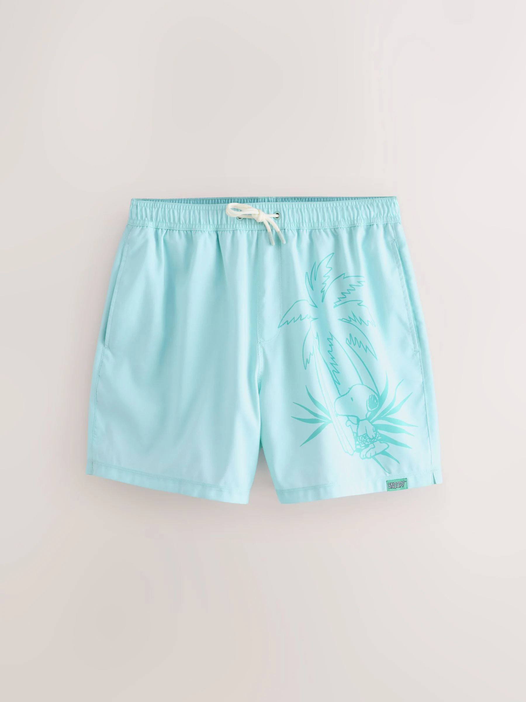 Groene Snoopy - Gelicenseerde zwembroek met print