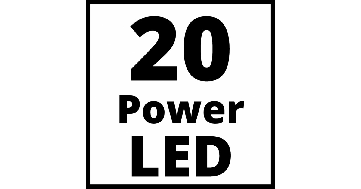 EINHELLAcculamp TE-CL 18/2000 LiAC Solo verlichting  (Rood/zwart, Accu en oplader niet inbegrepen)