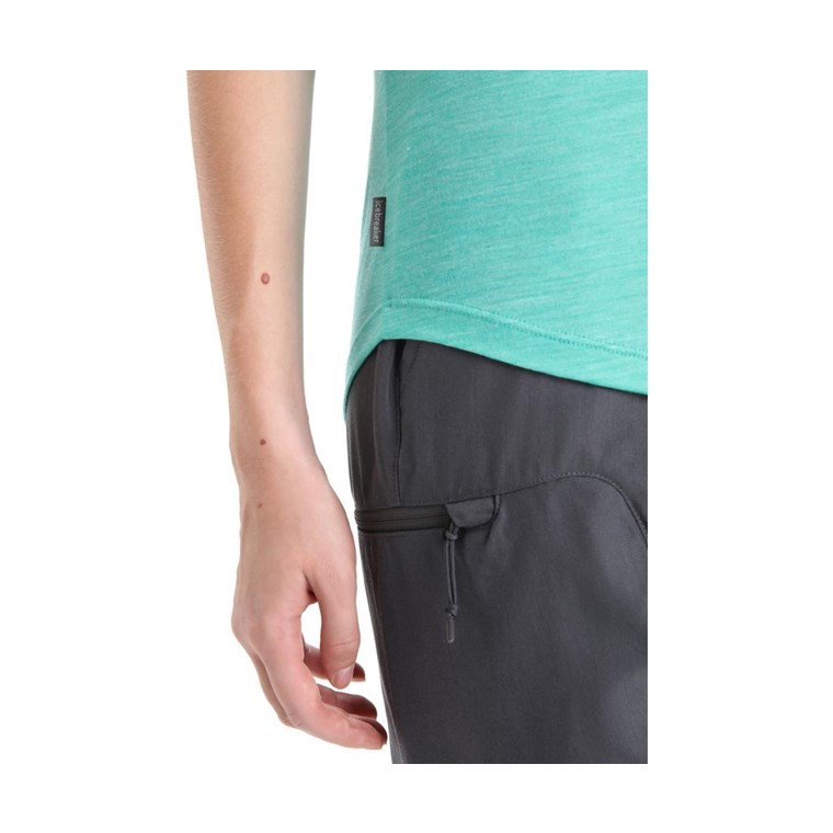 Icebreaker Sphere II SS Scoop Tee Women Fresh Heather