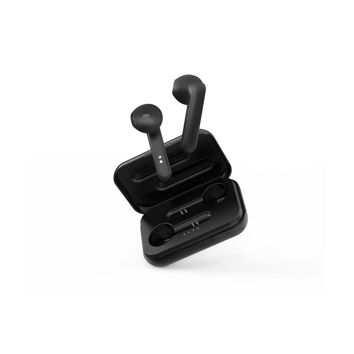 STREETZ True Wireless Stereo earbuds with charging case, semi-in-ear,