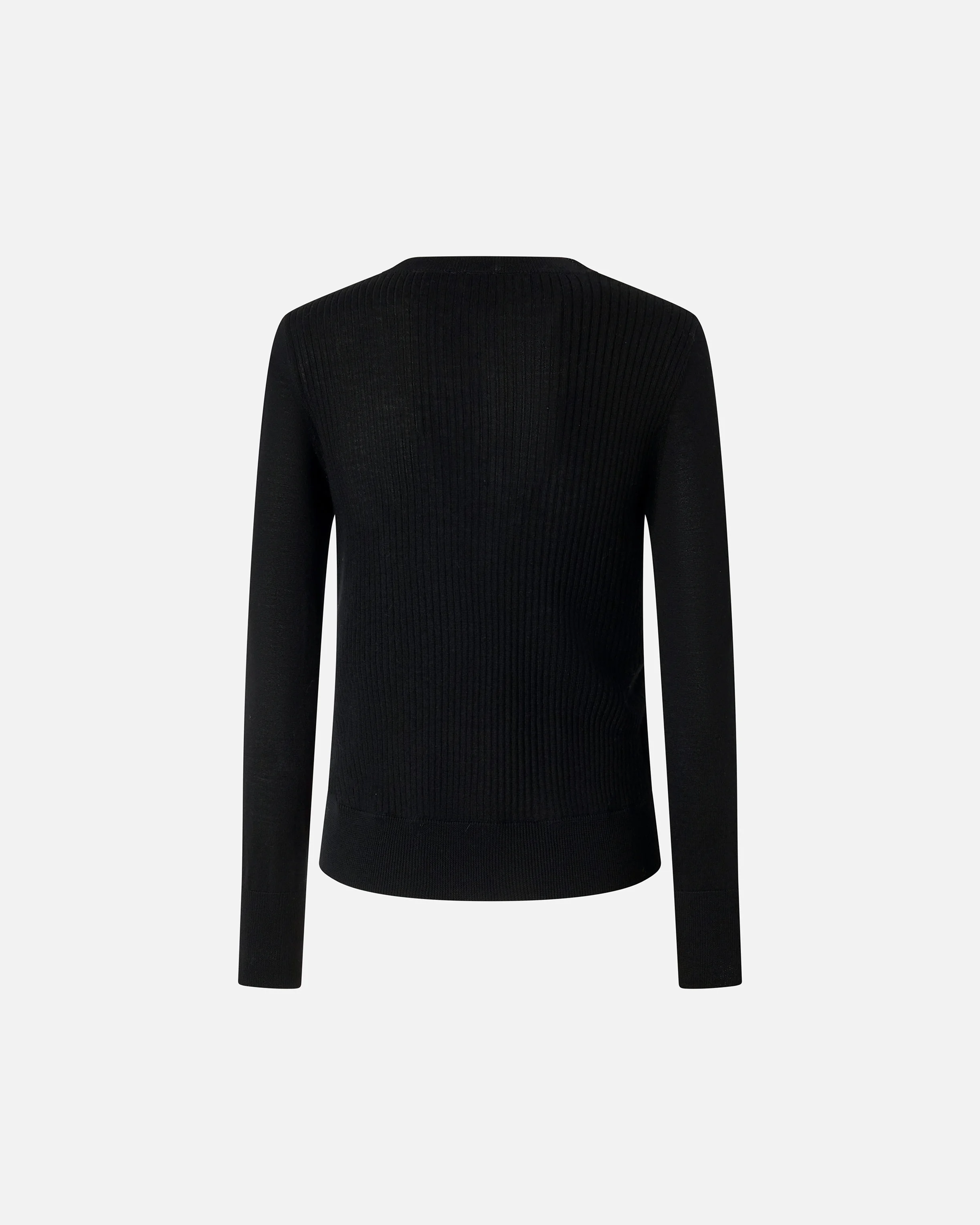 Pull avec boutons latéraux | Noir