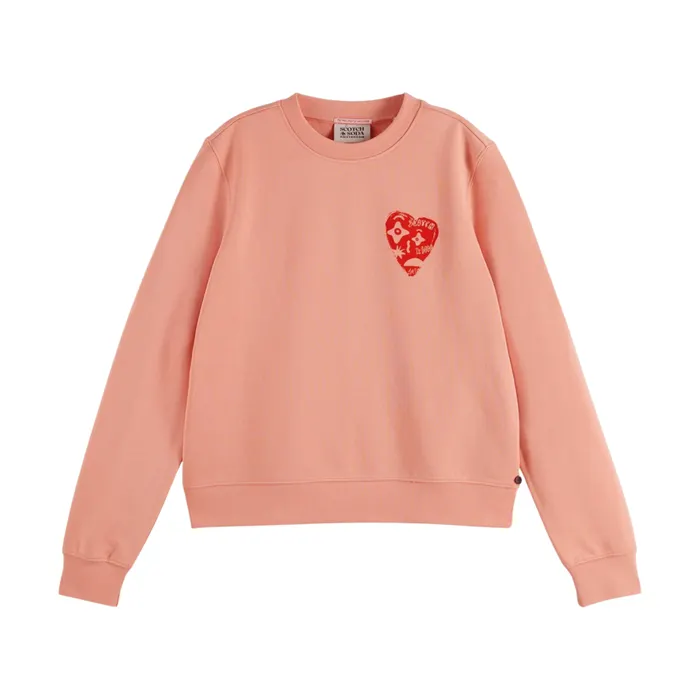 Scotch & Soda Chest Artwork Sweater Dames