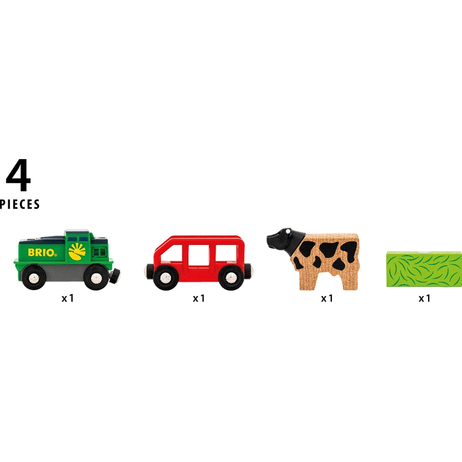 BRIO® Bauernhof-Batterie-Zug