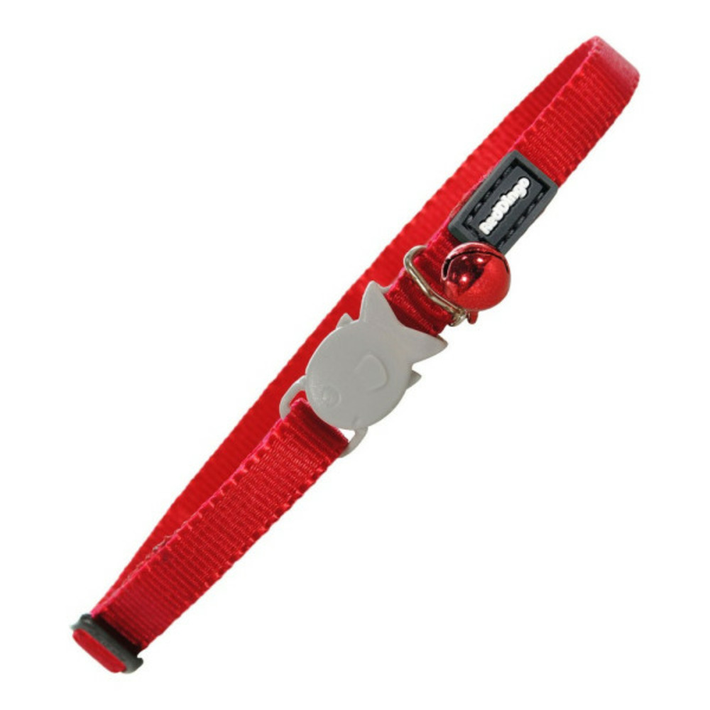 Collier pour chat rouge (1,2 x 20-32 cm)