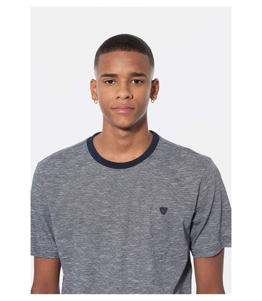Tee shirt chiné coton bio  -  Kaporal - Homme