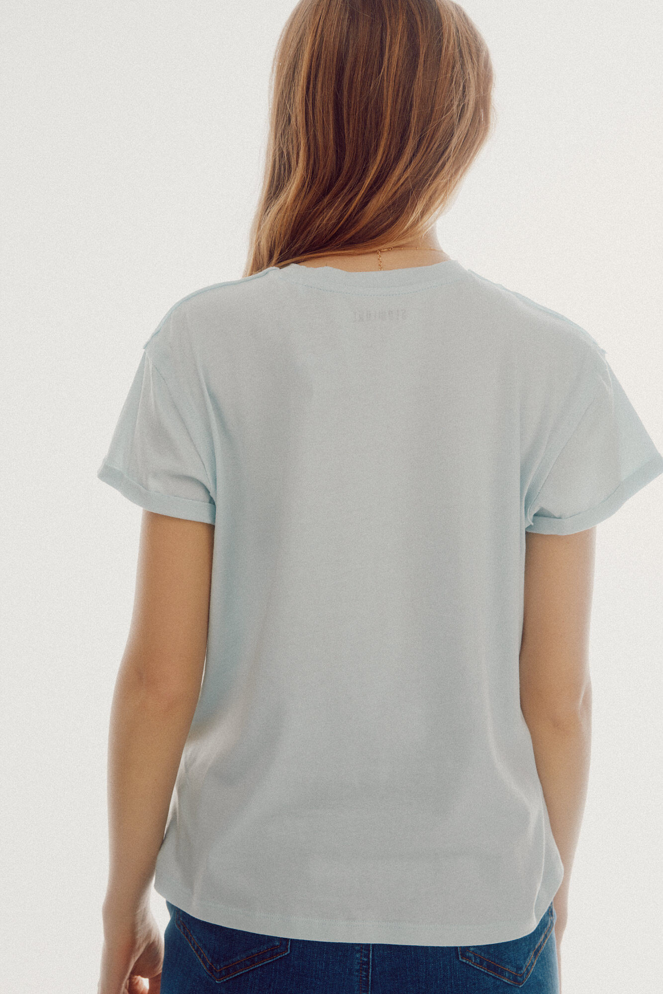 Camiseta estampada - Azul