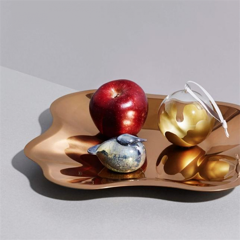 Iittala Alvar Aalto dienblad Ø35 rose goud