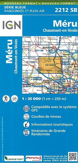 IGN - 2212 SB MERU CHAUMONT EN VEXIN 1 25 000