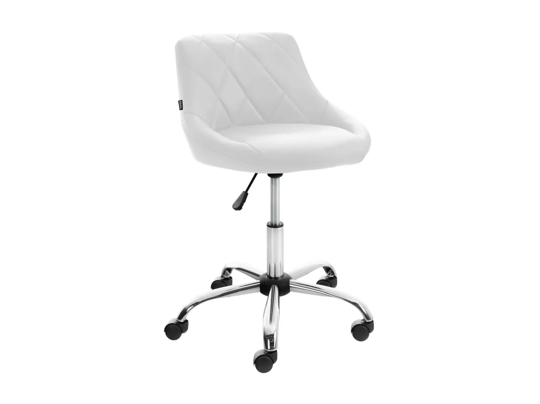 Chaise de bureau - Similicuir & Métal chromé - Lazio
