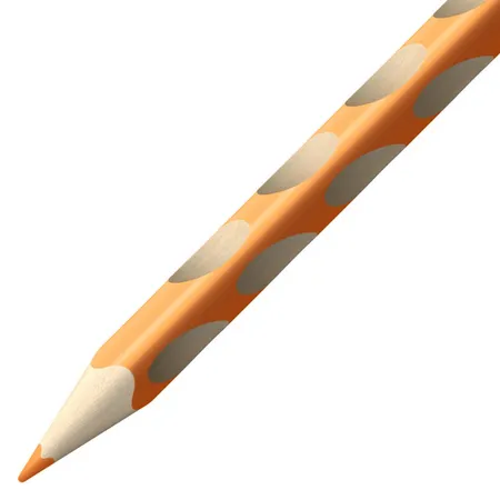 Ergonomischer Buntstift für Rechtshänder - STABILO EASYcolors - Einzelstift - gelb orange