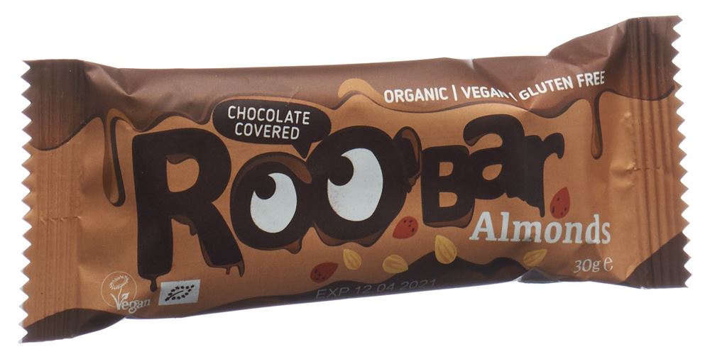 ROOBAR Schokoriegel mit Mandel 30 g