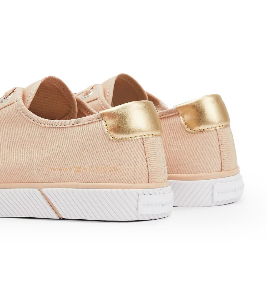 Tênis Tommy Hilfiger Laranja Metálico