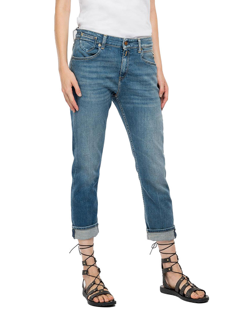 REPLAY JEAN MARTY SLIM BOYFIT MEDIUM BLUE .009