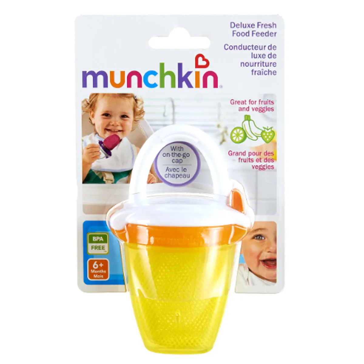 Munchkin Grignotine Poignée - Jaune et Orange