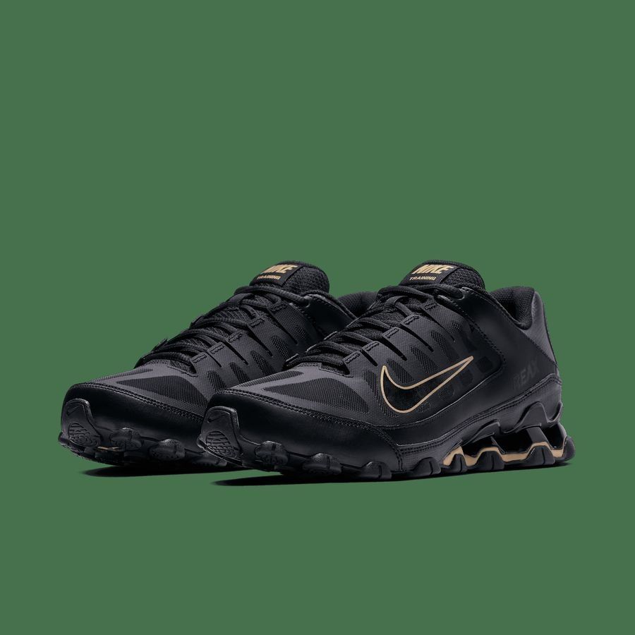 Nike Reax 8 TR Men's Workout Shoes BLACK/METALLIC GOLD-BLACK