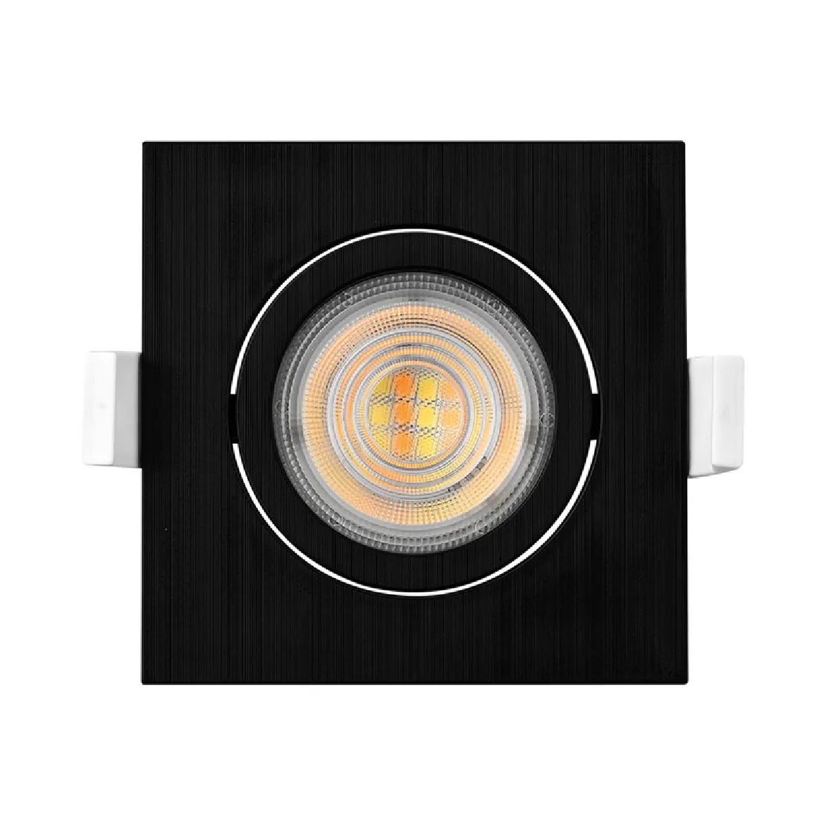Braytron Lot 10 Spots LED Encastrables 7W Noir