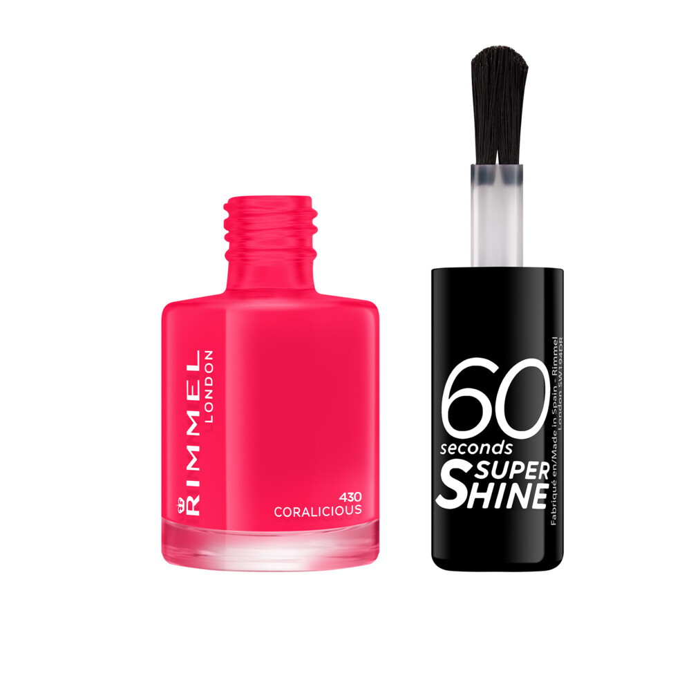 Rimmel Nagellak 60 Seconds SuperShine 430 Coralicious8 ml