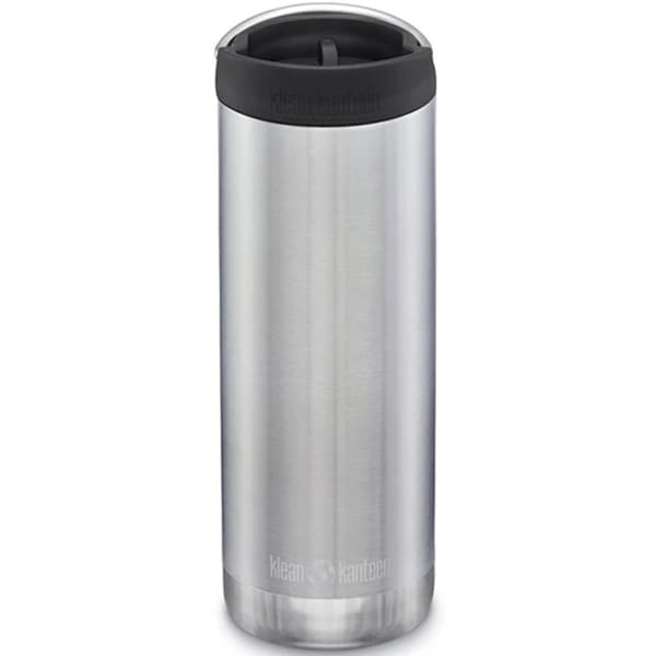 Bouteille isotherme KLEAN KANTEEN TKWIDE 16OZ (W/ CAFÉ CAP) BRUSHED STAINLESS