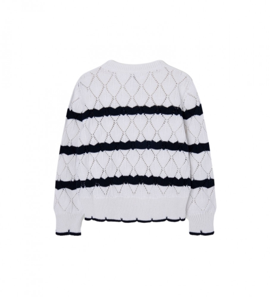 Suéter branco Carlie da Pepe Jeans