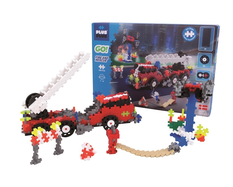 Plus Plus Go - Fire and Rescue byggesæt (7009)