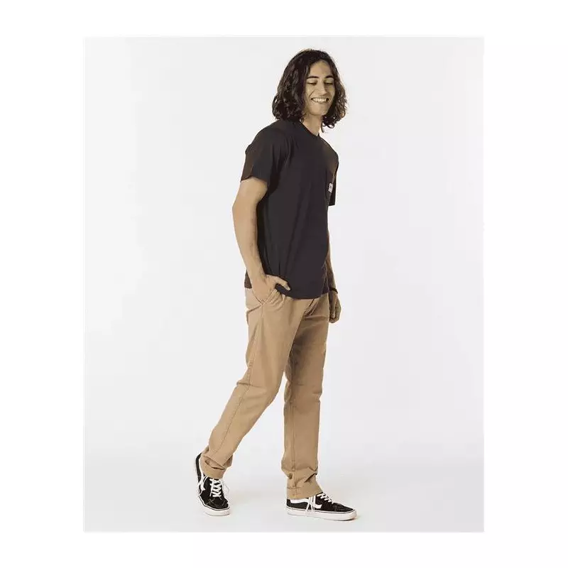 Teeshirt RIPCURL Horizon Badge S/S Tee Washed Black