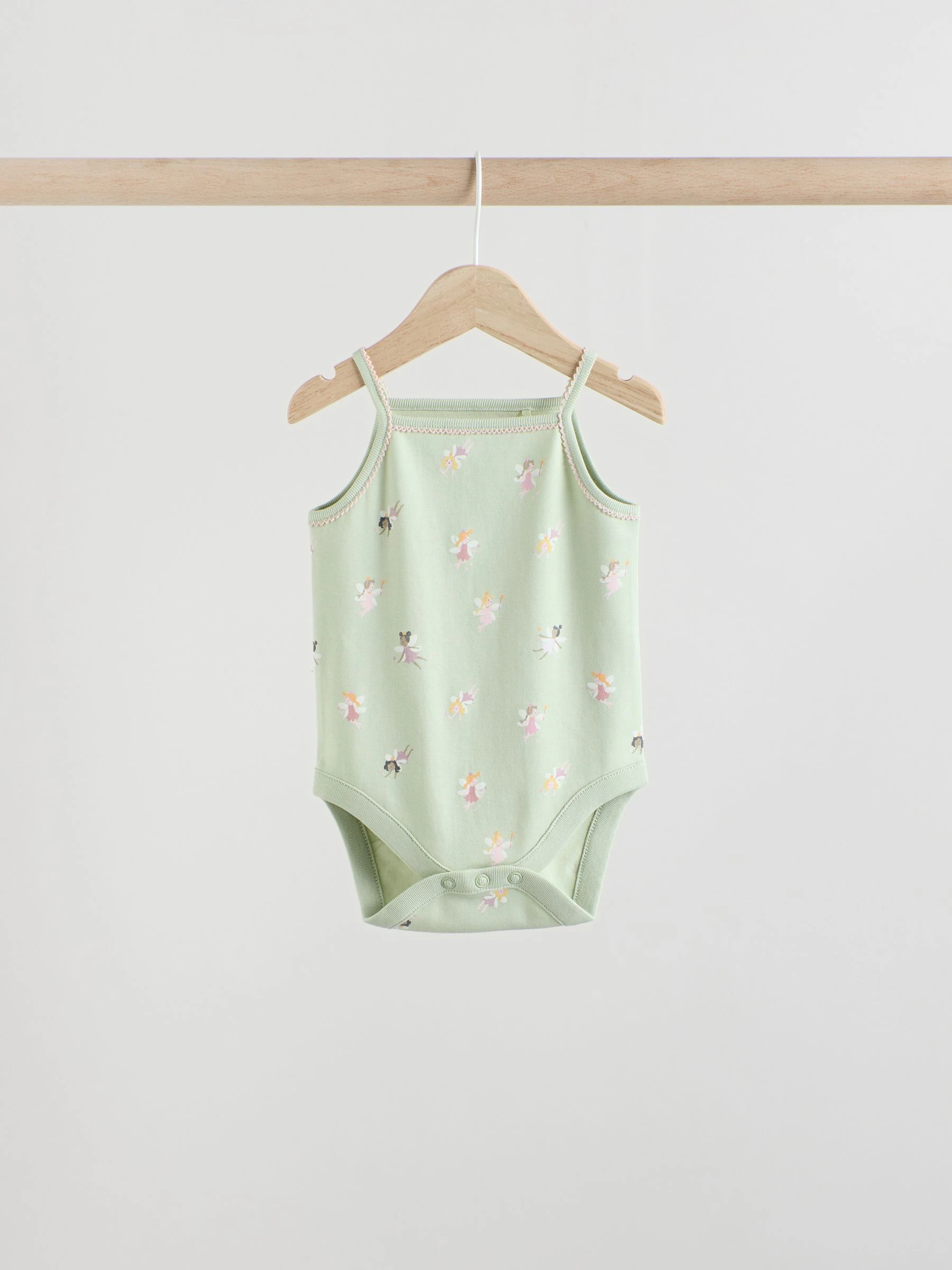 Multi - Set van 5 katoenen hemdrompertjes voor baby's