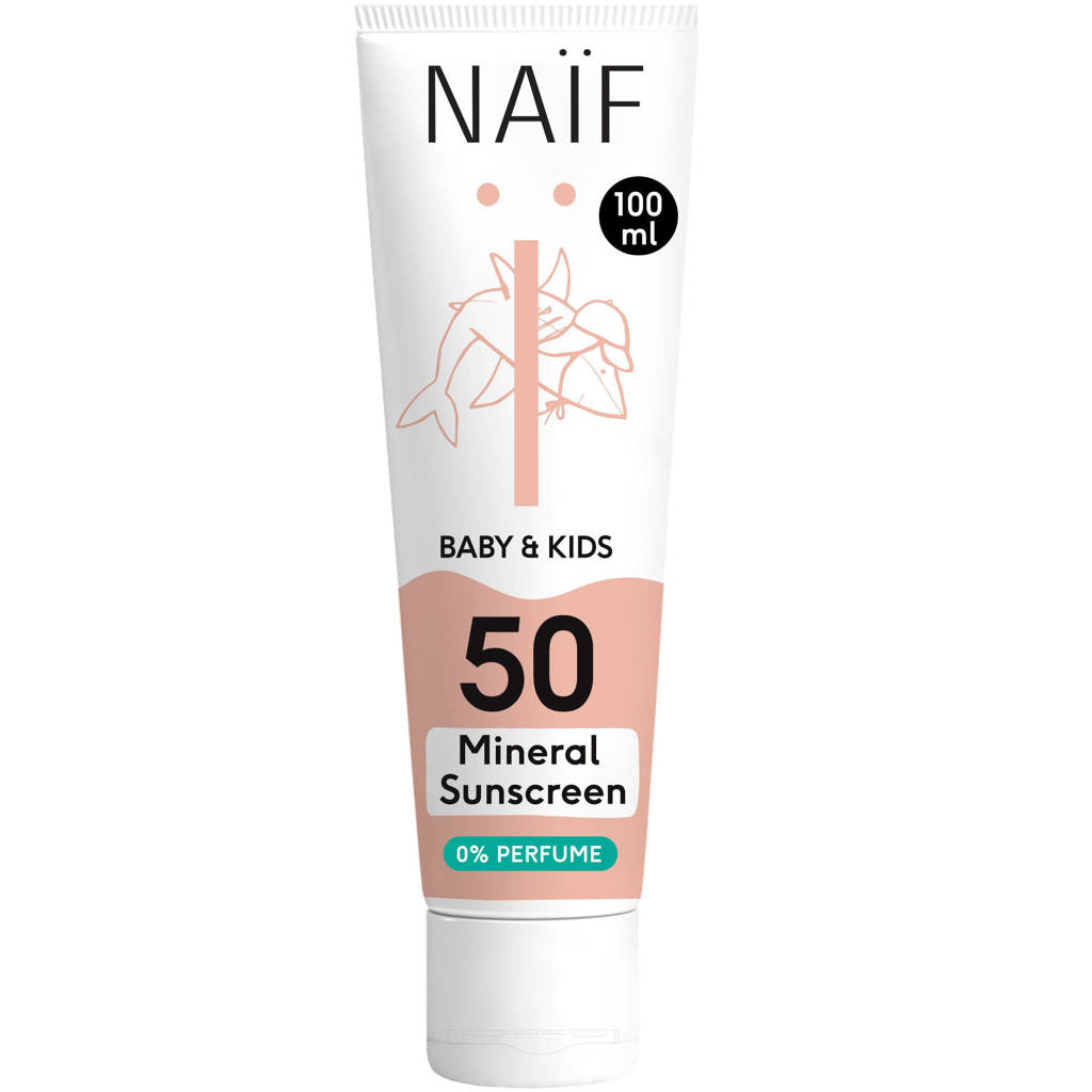 korrelige kleiBaby & Kids 0% parfum minerale zonnebrandcrème factor 50 - 100 ml