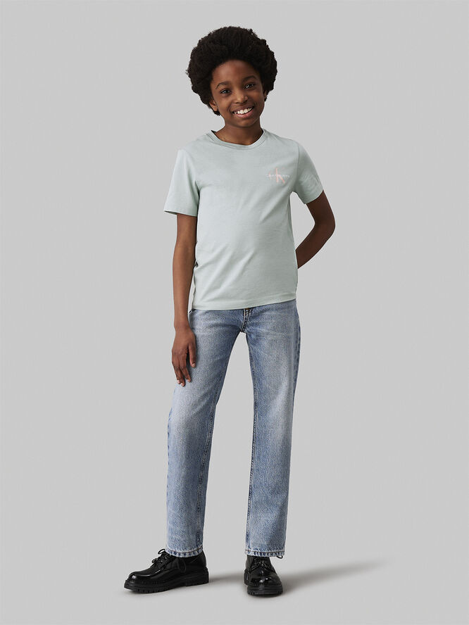 Calvin Klein CHEST MONOLOGO SS T-SHIRT Jadeite