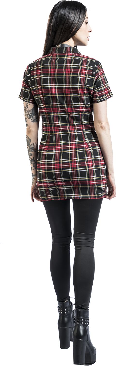 Fierce Fusion Check Dress | Banned Robe courte