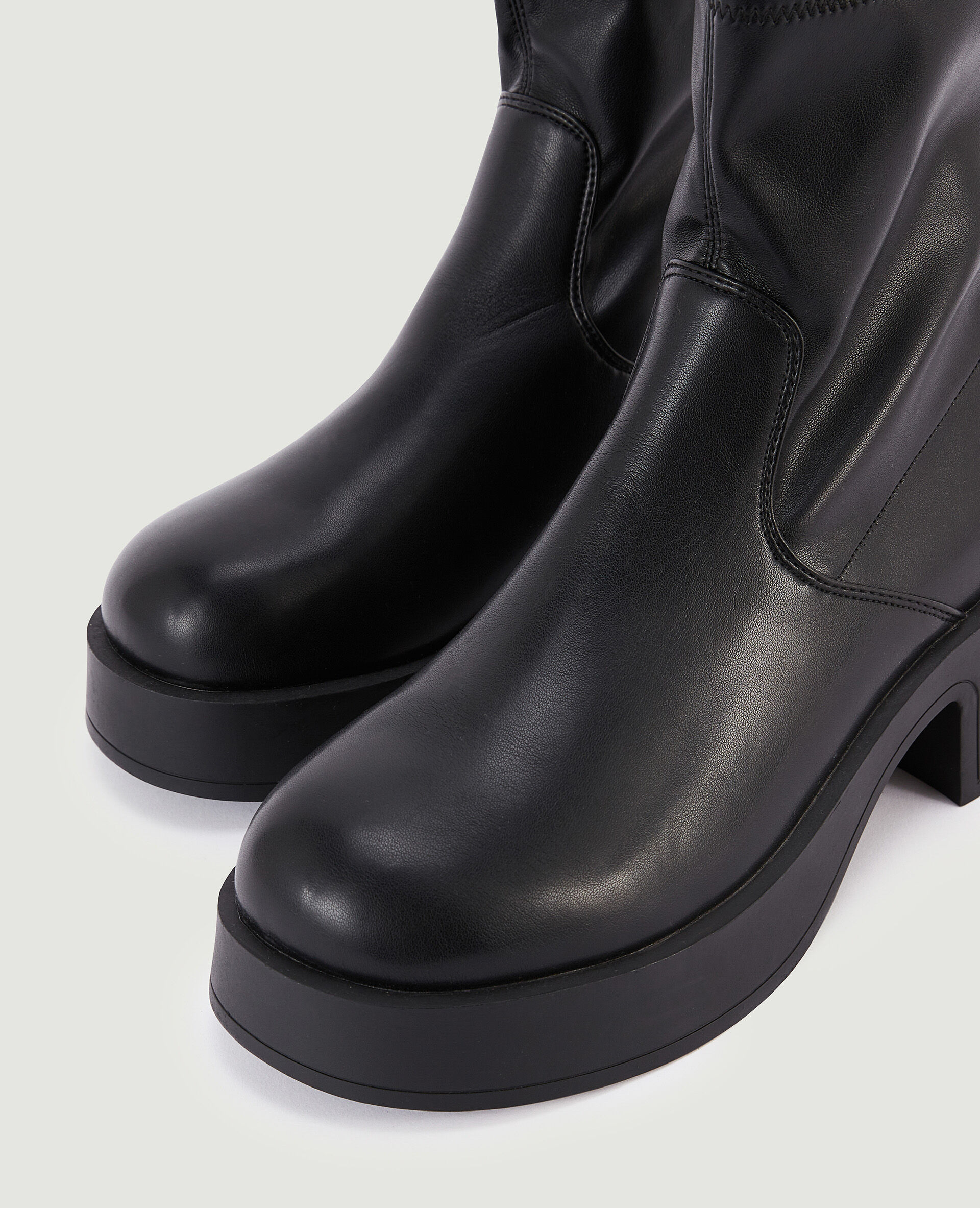 Boots bouts ronds - Noir