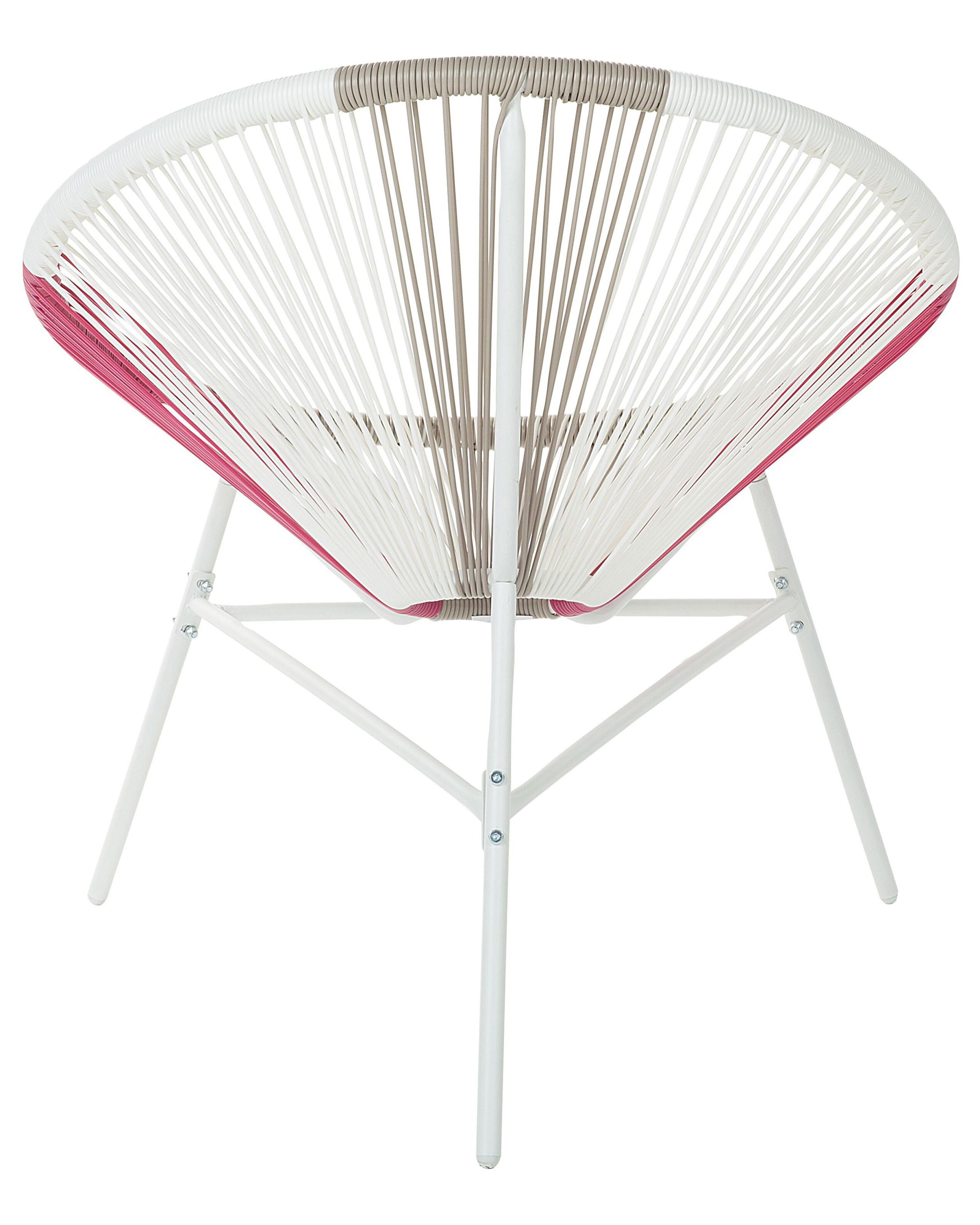Set van 2 tuinstoelen ACAPULCO PE rotan Fuchsia