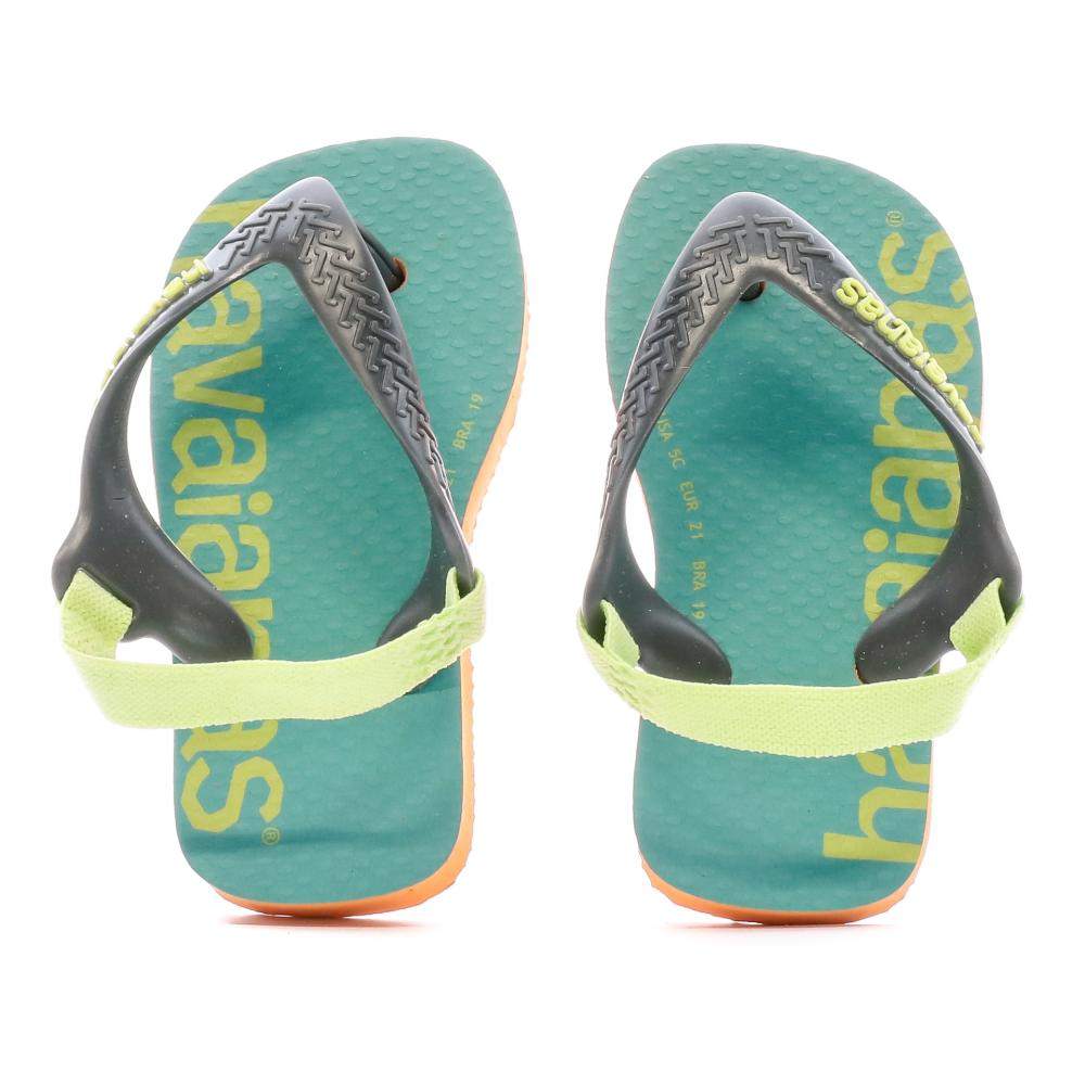 Havaianas Tongs Orange Garçon Havaianas Logomania