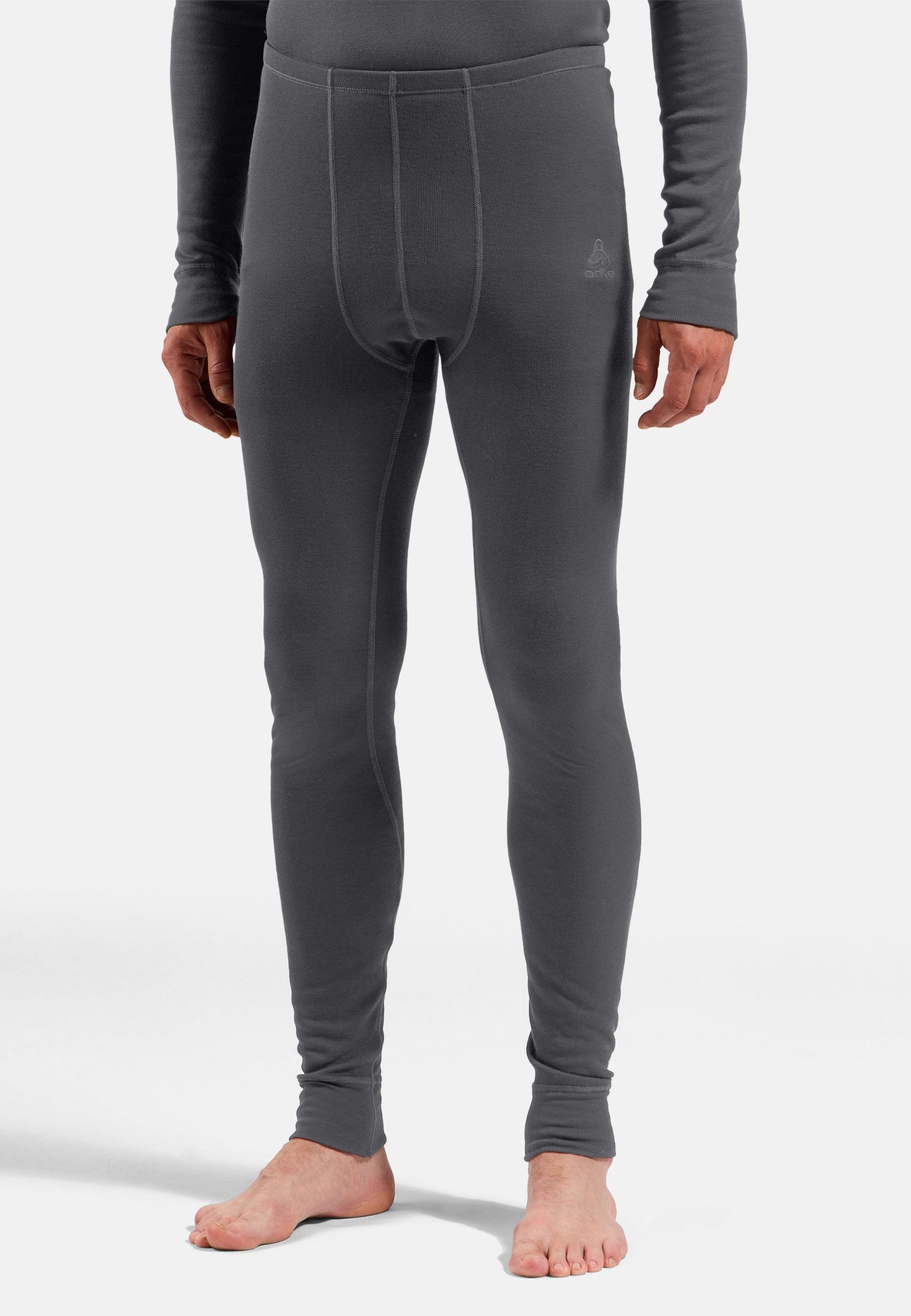 Active Warm Base Layer Tights in dark grey melange