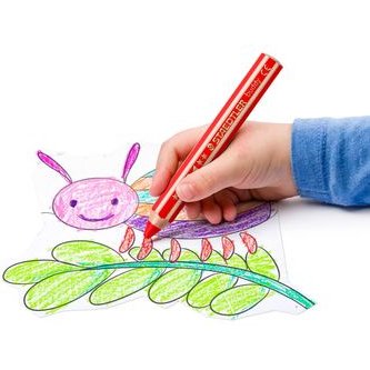 Crayon de couleur hexagonal Noris junior,étui de12