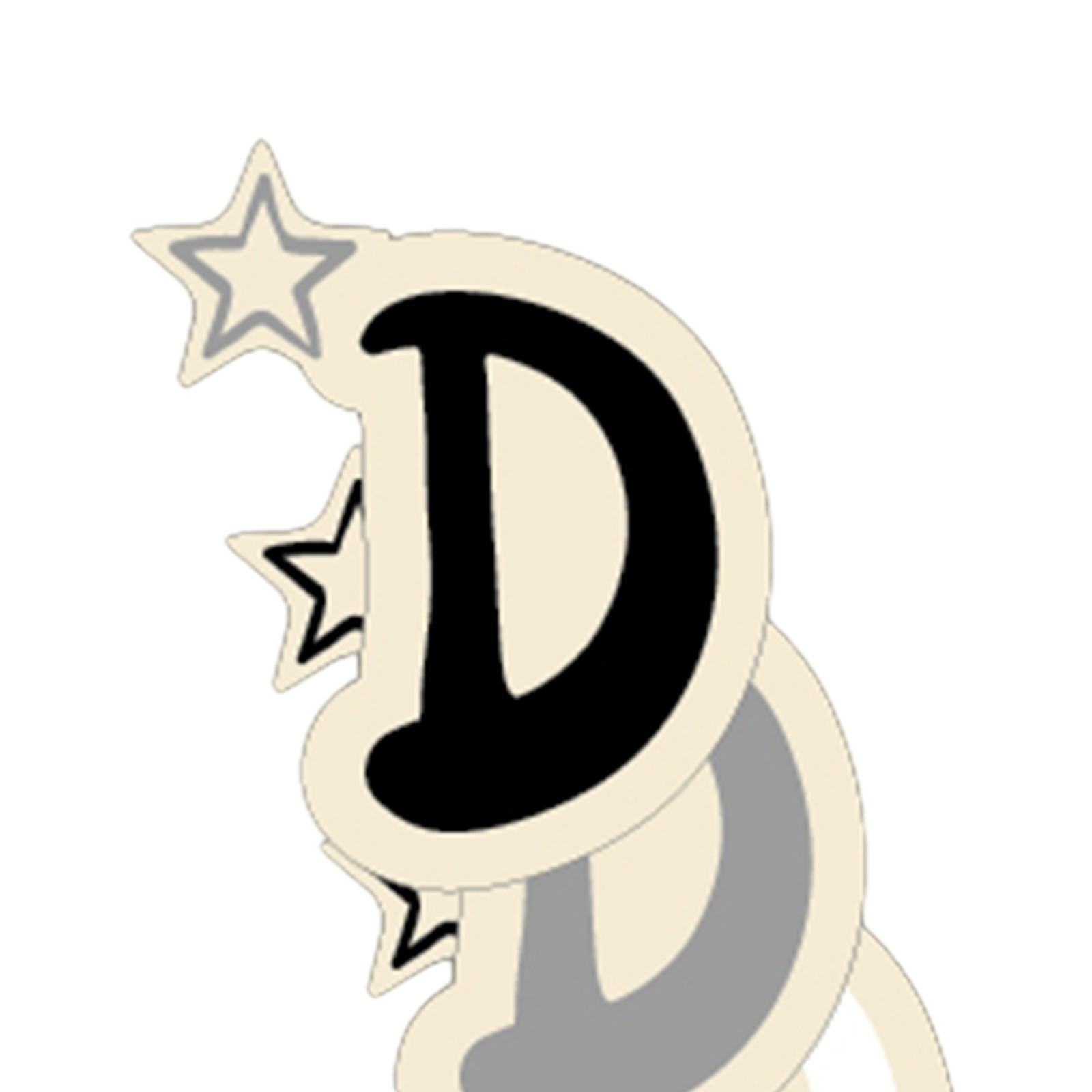 Buchstaben gross D