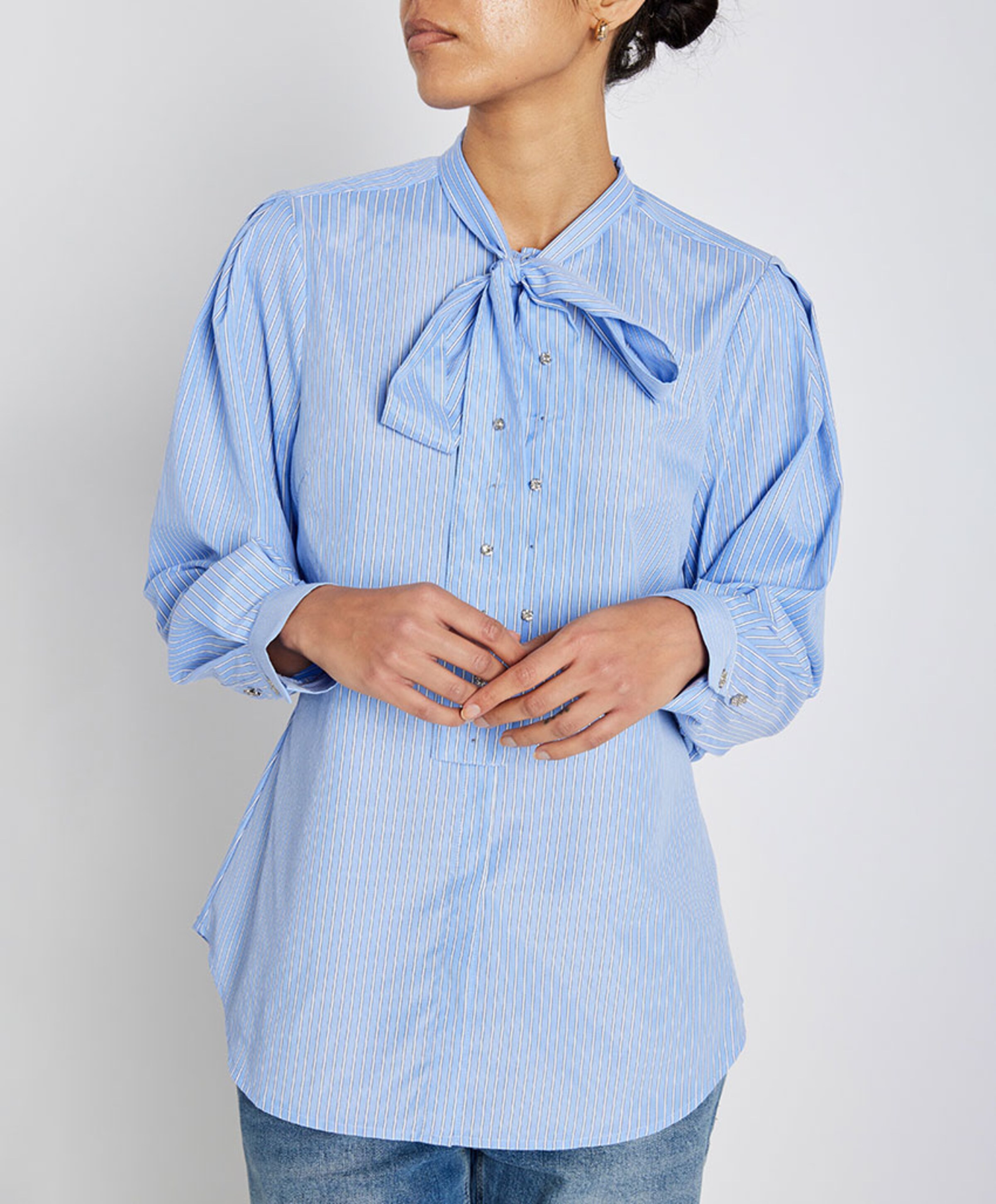Bruuns Bazaar Dames blouse blauw