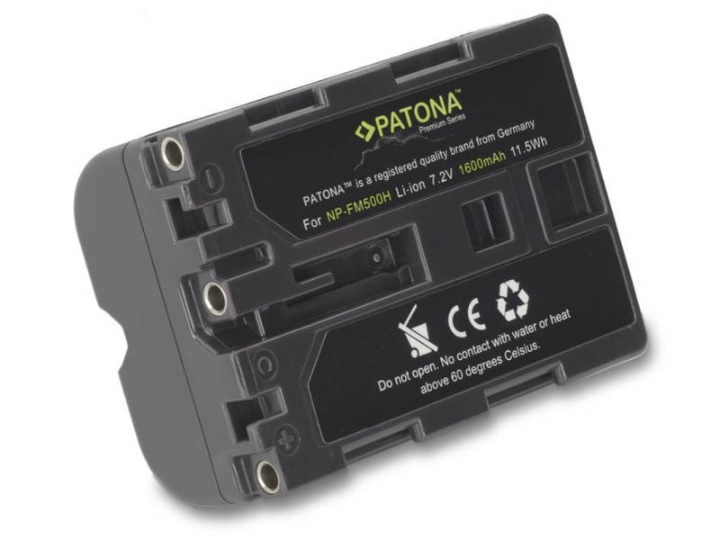 Patona Digitalkamera-Akku NP-FM500H 100% kompatibel mit dem originalen NP-FM500H