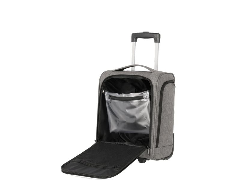travelite Koffer Cabin Bordtrolley Underseater 28 l, Grau Reisekoffer