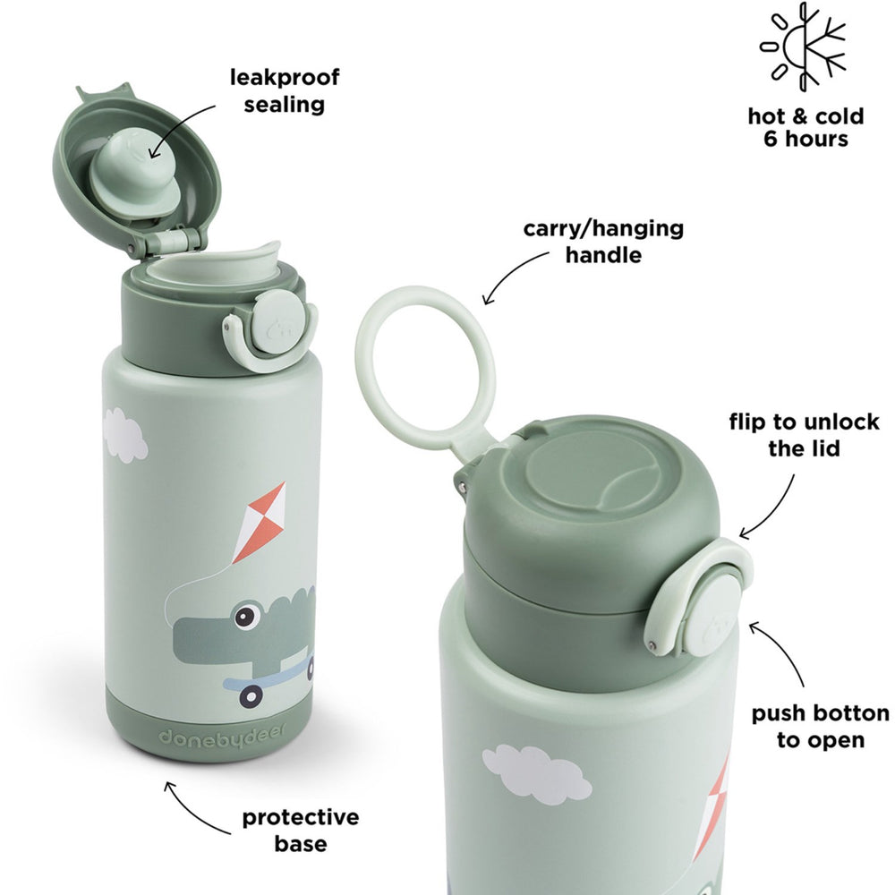 Køb DonebyDeer Green Termoflaske Playground 340 Ml