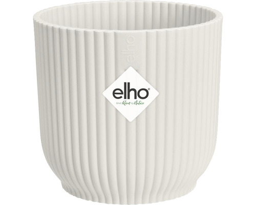 elho Vibes opvouwbare ronde mini plantenbak, kunststof, Ø 9,3 cm, H 8,8 cm, wit