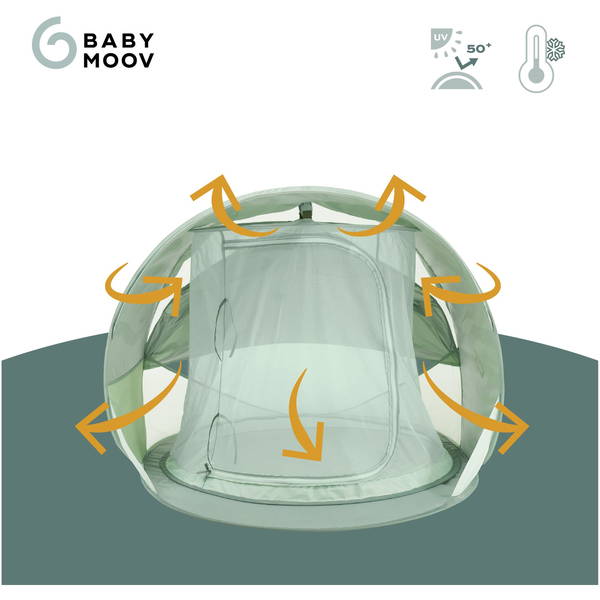 BabymoovBabymoov   Strandmuschel Moov und Protect green lagoon