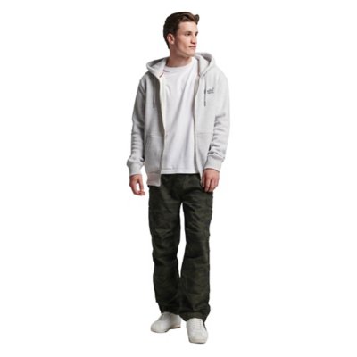 Sweatshirt zippé à capuche homme Essential Logo SUPERDRY
