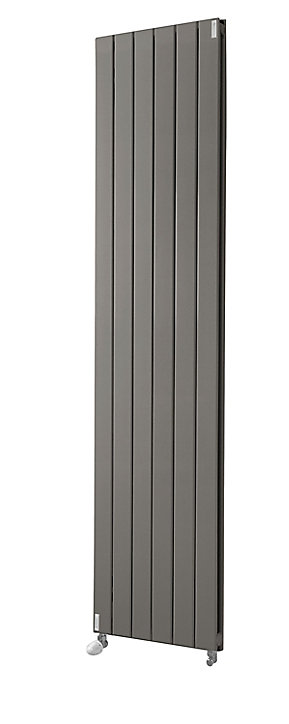Radiateur eau chaude Acova Lina vertical double grey aluminium 1386W