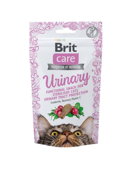 Brit Care Cat Snack Urinary - Kattensnack - Kalkoen 50 g