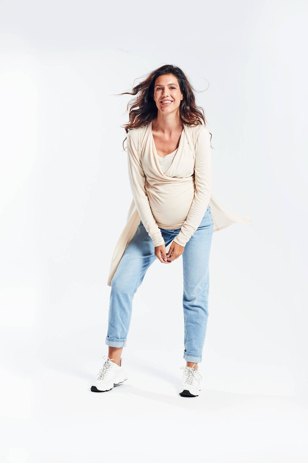 LOVE2WAIT mom zwangerschapsjeans Norah light wash