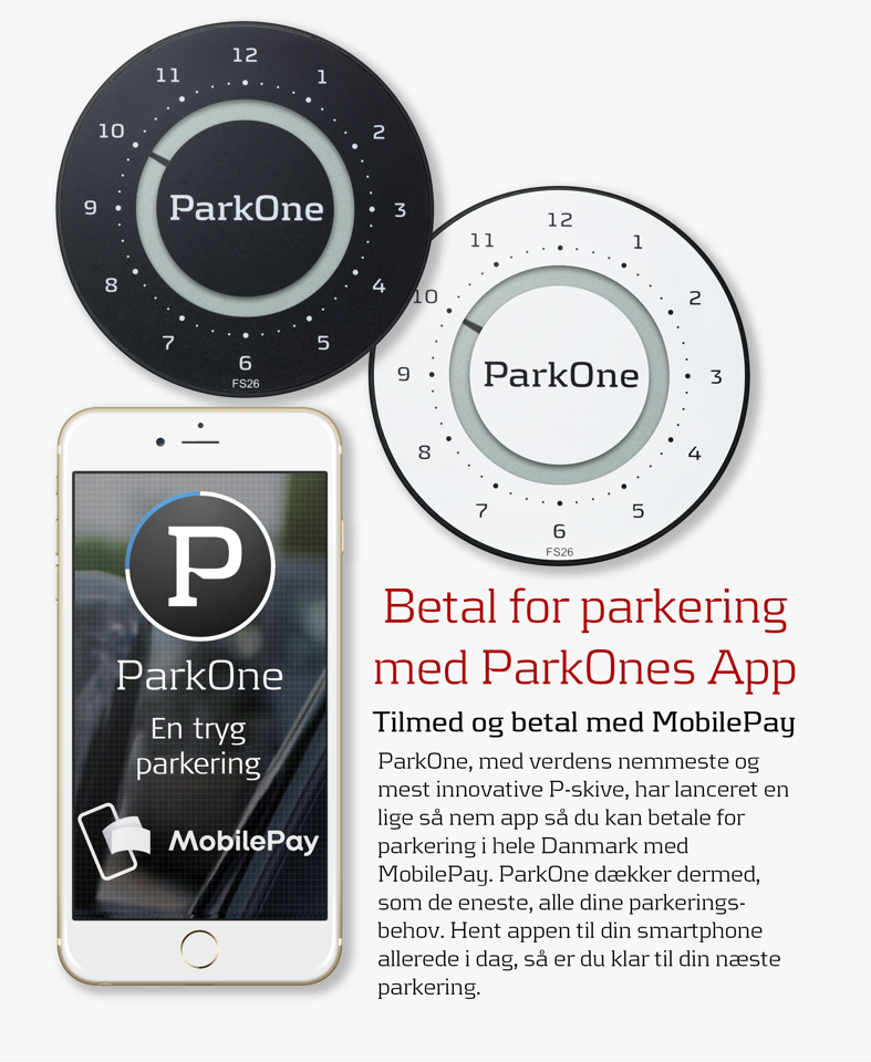 ParkOne Exclusive - Metal Elektronisk Parkeringsskive