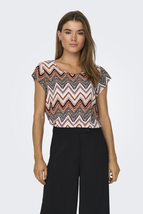Only multi color dames t-shirt