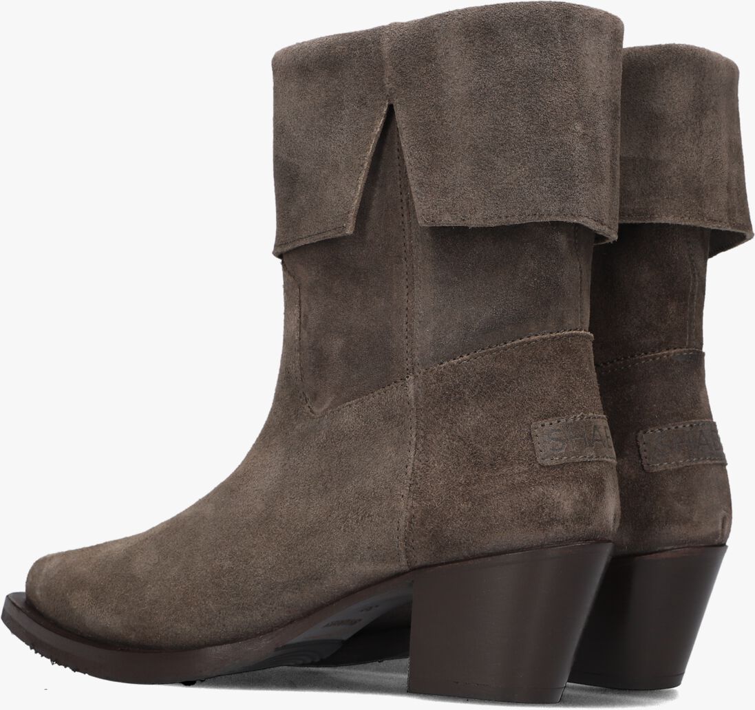 SHABBIES taupe shabbies enkellaarsjes lure mid boot