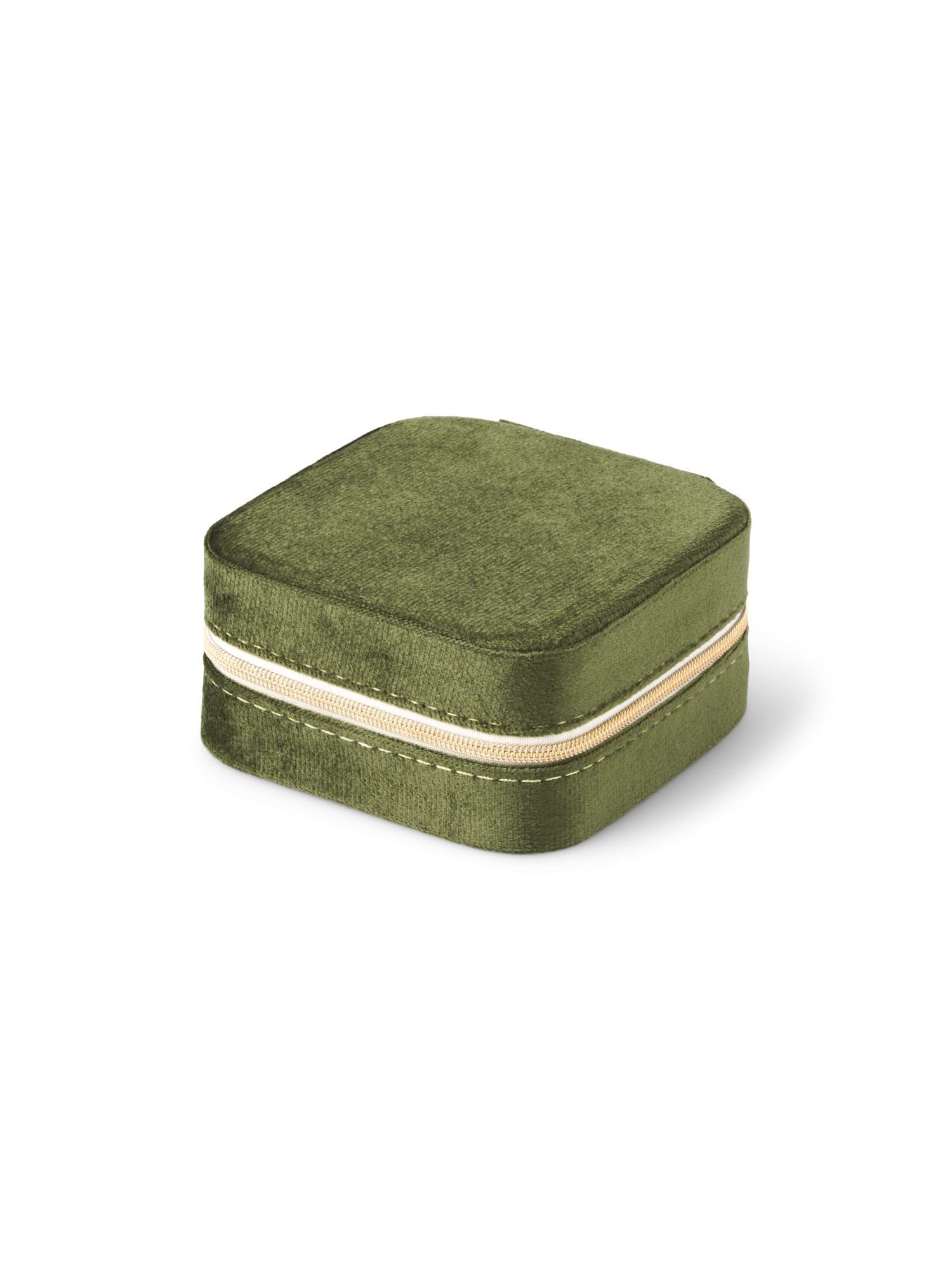 Smykkeskrin | 10,5 x 10,5 x 5,5 cm. | Moss Green